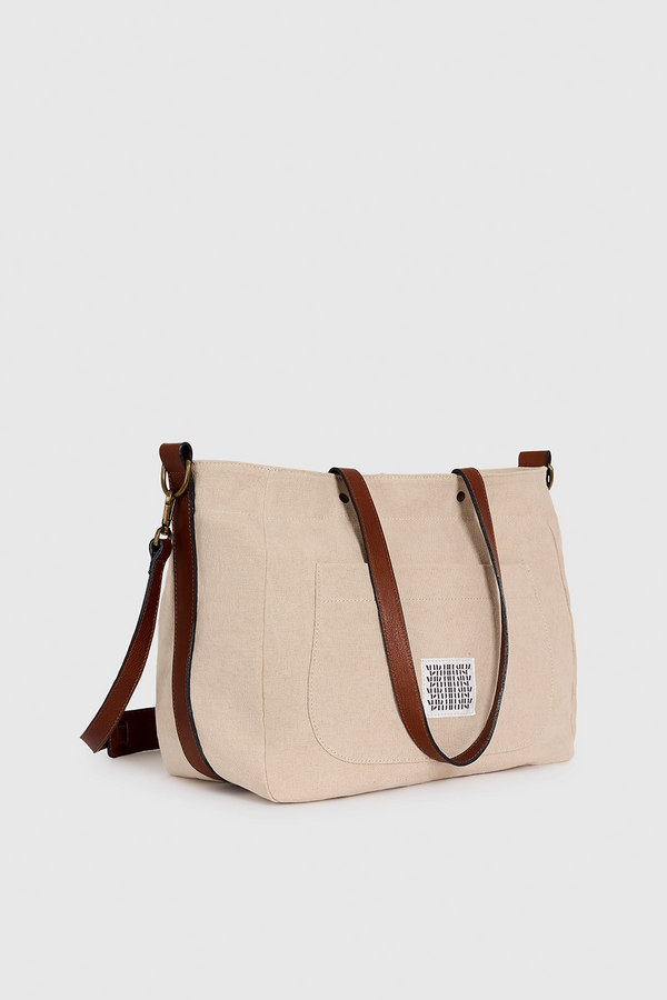 BOLSO LEATHER LONA