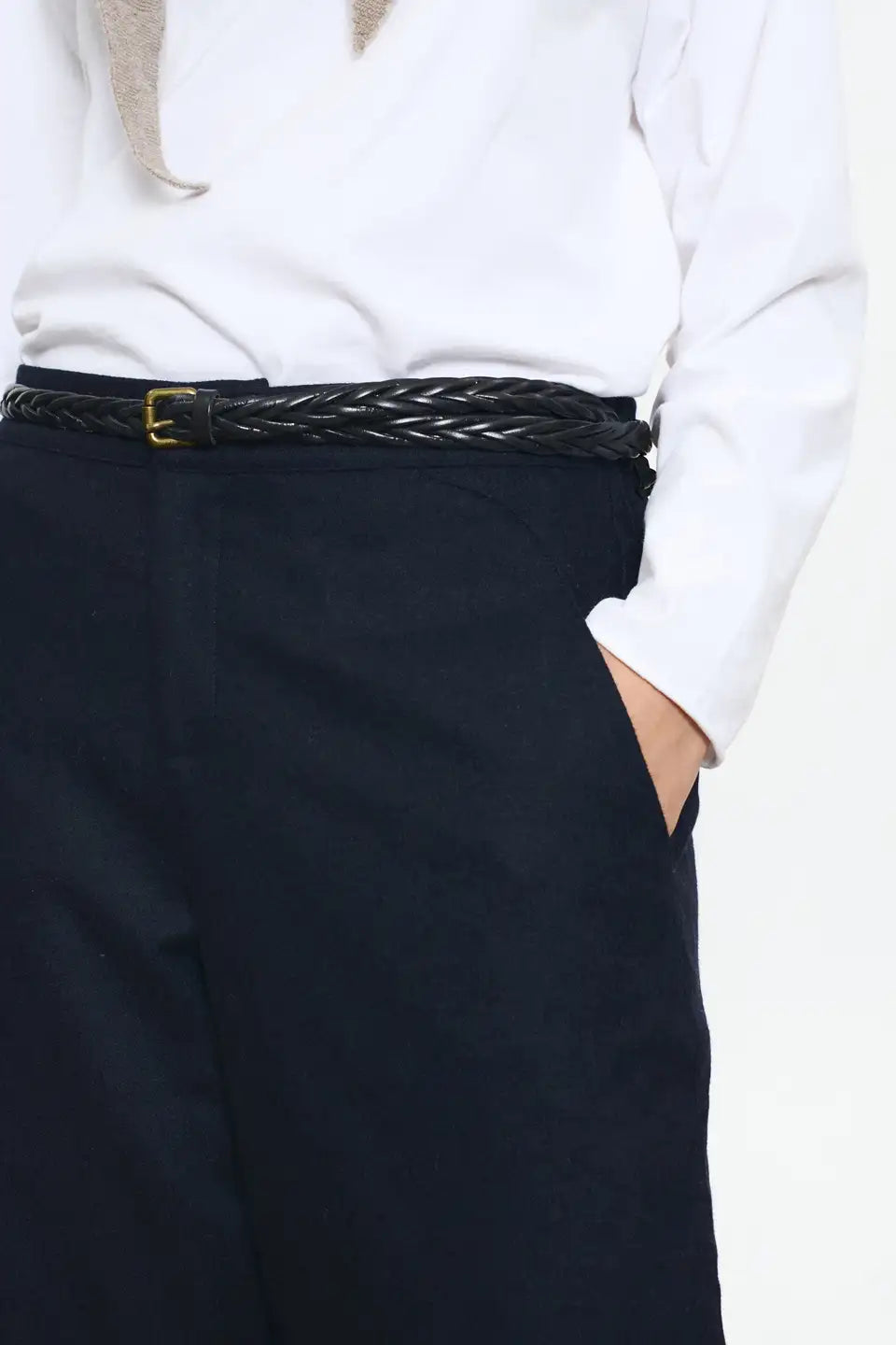 THIN BRAID BELT
